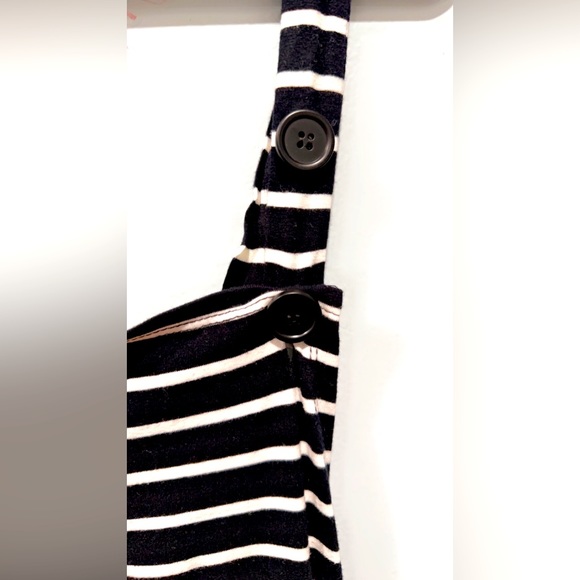 SHEIN - Maternity Striped Drawstring Waist Dress - Picture 3 of 3